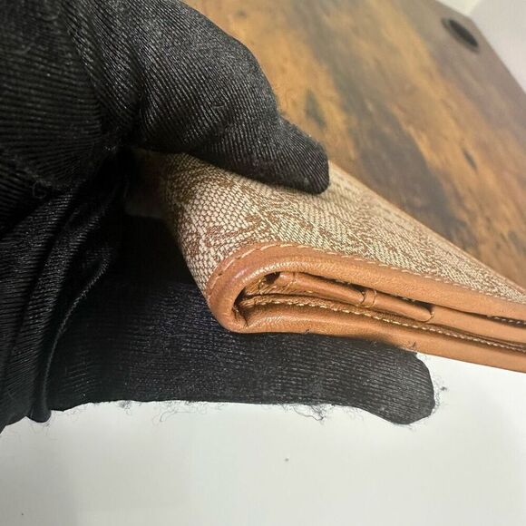 Celine Macadam Vintage Bifold‎ Wallet Brown Tan - Picture 4 of 15